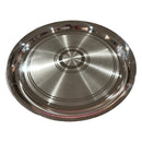 999 Pure Silver Hallmarked Light Weight Western Dinner Plate - Style