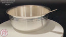 999 Pure Silver 400ml Lightweight Bowl & Spoon for Kids / Teens - 5.0-inch Set