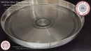 999 Pure Silver Hallmarked Light Weight Indian Dinner Thali - Style