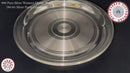 999 Pure Silver Hallmarked Light Weight Western Dinner Plate - Style