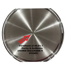 999 Pure Silver Hallmarked Light Weight Western Dinner Plate - Style