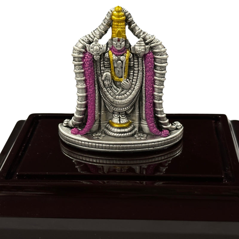999 Pure Silver Tirupathi Balaji idol /Statue / Murthi (Figurine