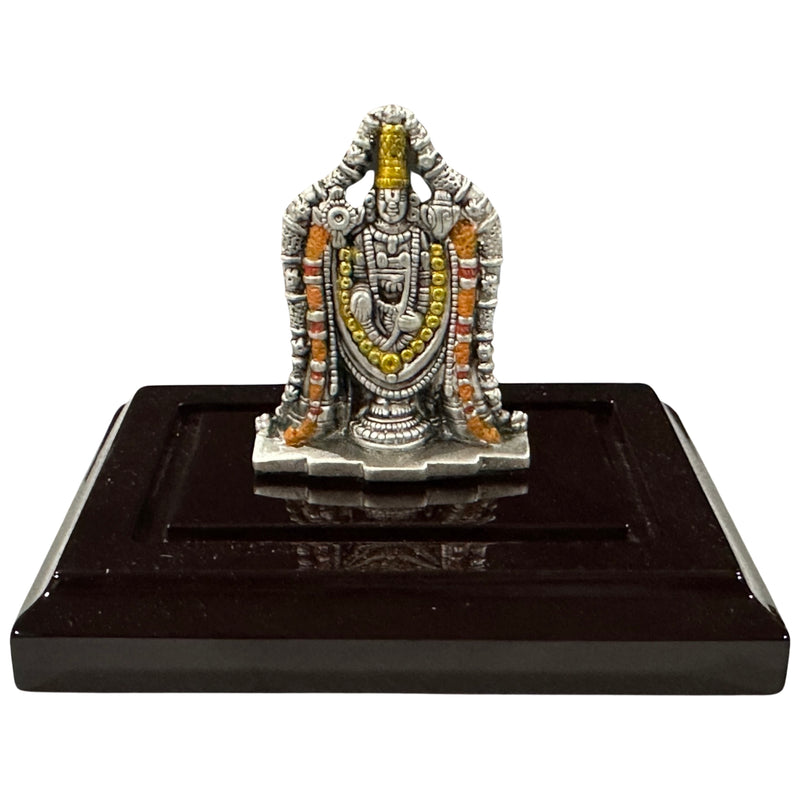 999 Pure Silver Tirupathi Balaji idol /Statue / Murthi (Figurine