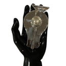 925 Sterling Silver Shiva Lingam Base (Figurine