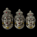925 Sterling Silver Lakshmi / VaraLakshmi / Ammavaru Face (Figurine