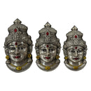 925 Sterling Silver Lakshmi / VaraLakshmi / Ammavaru Face (Figurine