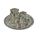 925 Sterling Silver 7.0 inch Hallmarked Puja Set - 7.0" Set