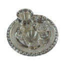 925 Sterling Silver 7.0 inch Hallmarked Puja Set - 7.0" Set