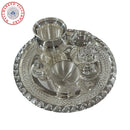 925 Sterling Silver 7.0 inch Hallmarked Puja Set - 7.0" Set