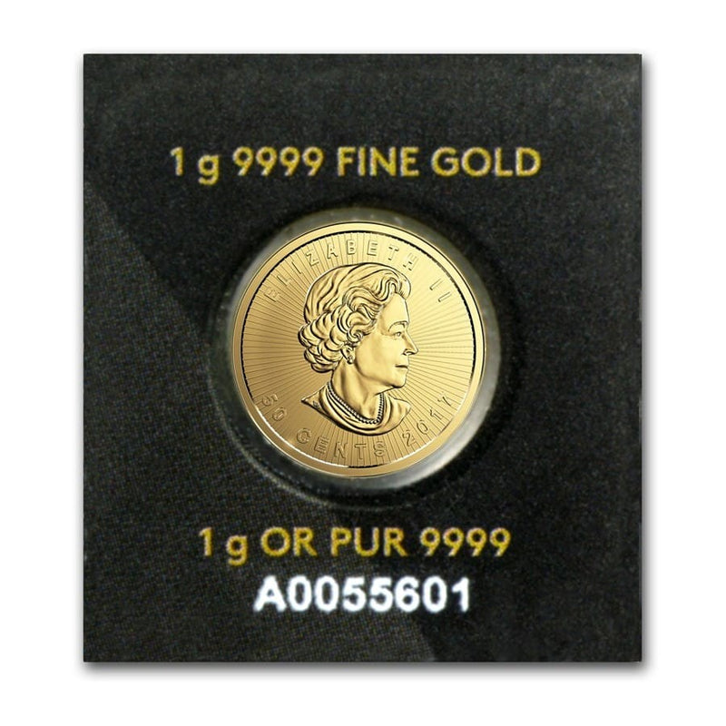 1 Gram Maple Leaf Coin  - 999 Pure Gold