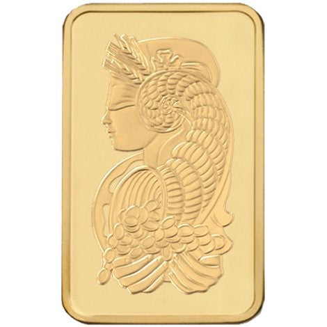 1 gram Gold Bar - PAMP Suisse Lady Fortuna Veriscan®