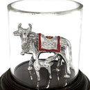 999 Pure Silver Kamdhenu Cow Statue -2.0-inch Tall Idol / Murti (Figurine