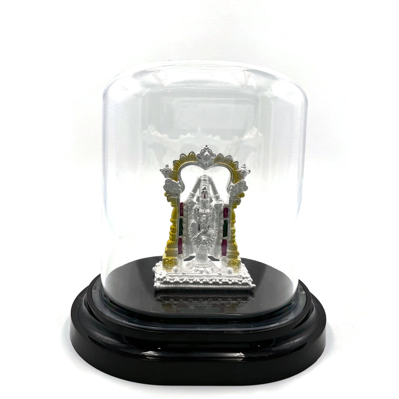 999 Pure Silver Tirupathi Balaji idol / Statue / Murthi (Figurine