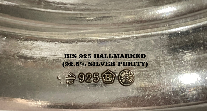 925 Sterling Silver Hallmarked Assorted  Designer Diyas (Pack of Five) -