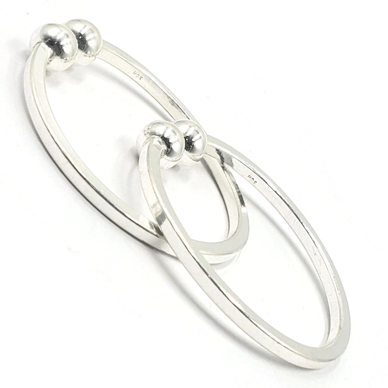 925 Sterling Silver Solid New Born / Kids Kada - Style