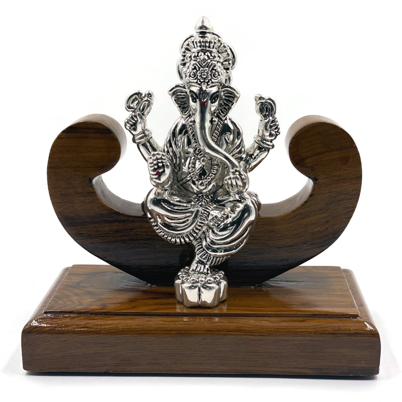 999 Pure Silver Ganesha idol / Statue / Murti (Figurine