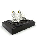999 Pure Silver Ganesh & Lakshmi / Laxmi Idol / Statue / Murti (Figurine