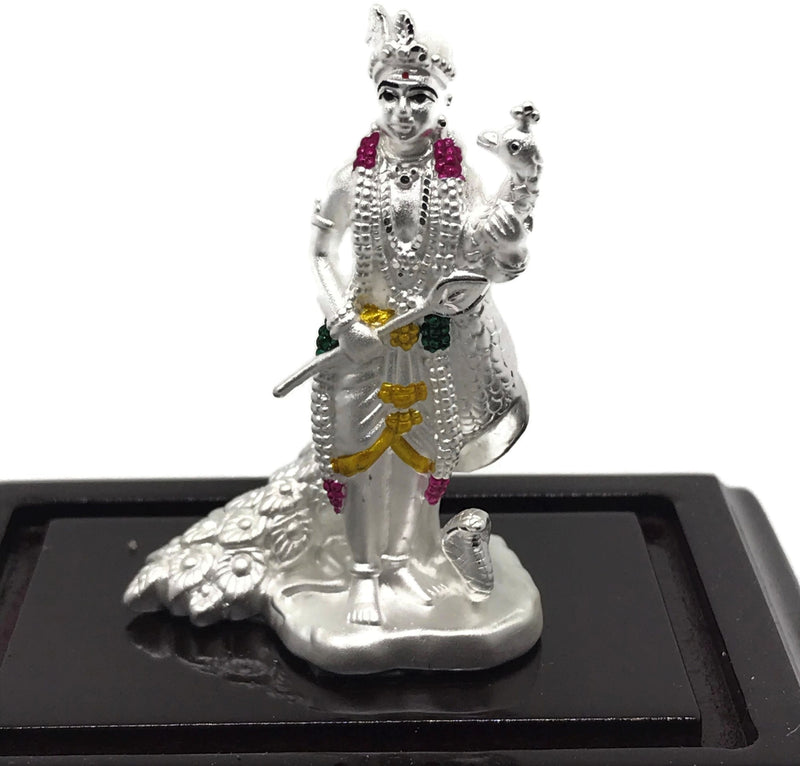 999 Pure Silver Lord Murugan / Karthik Idol / Statue / Murti (Figurine