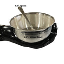 999 Pure Silver 400ml Lightweight Bowl & Spoon for Kids / Teens - 5.0-inch Set