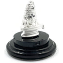 999 Pure Silver Lord Shiva idol - 1.25-inch Tall Statue / Murti (Figurine