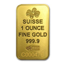1 oz Gold Bar - PAMP Suisse