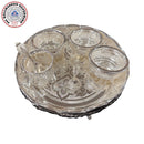 925 Sterling Silver 10.0 inch Hallmarked Exclusive Puja Set - 10" Set