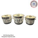 925 Sterling Silver Hallmarked Gangalam with Khanku chakra & Vinayaka Prasadham bowls