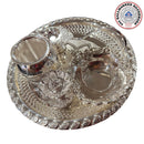 925 Sterling Silver 7.0 inch Hallmarked Puja Set - 7.0" Set