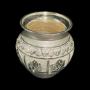 999 Pure Silver Hallmarked Puja Ashta Ganesha Kalash - Style