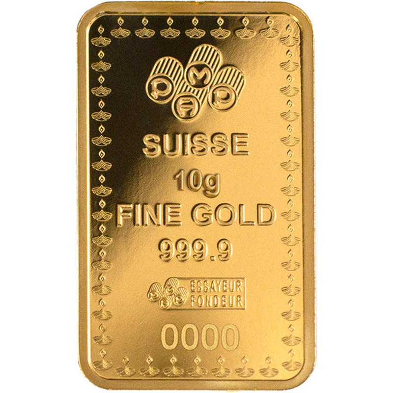 10 gram Gold Bar - PAMP Suisse Diwali Festival of Lights- PAMP Suisse Bar