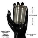 999 Pure Silver Hallmarked Glass - Style