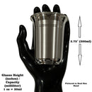 999 Pure Silver Hallmarked Glass - Style