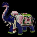 925 Sterling Silver handcrafted 3.0-inch long Meena Elephant