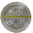 925 Sterling Silver Designer Hallmarked Large Puja Plate with Elephant Stand - Style