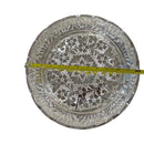 925 Sterling Silver Designer Hallmarked Large Puja Plate with Elephant Stand - Style