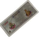 999 Pure Silver Lakshmi Ganesh Gift Note (Pack of 5)