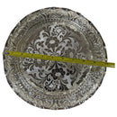 925 Sterling Silver Designer Hallmarked Large Puja Plate with Elephant Stand - Style