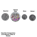 999 Pure Silver Ganesh Lakshmi & Saraswati 10 Gram Meena Coin