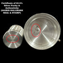 999 Pure Silver Hallmarked 650ml Water Pitcher & 250ml One Tumbler Set