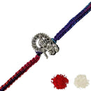 925 Sterling Silver Krishna Rakhi Designer Gift Set