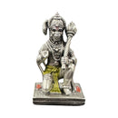 999 Pure Silver Lord Hanuman 2.0-inch Tall Idol / Statue / Murthi (Figurine