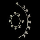 925 Sterling Silver Kids 2.0mm Rope Chain Designer Bell Anklet - Style