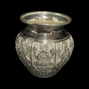 999 Pure Silver Hallmarked Puja Ashta Lakshmi Kalash - Style