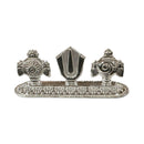925 Sterling Silver Hallmarked Balaji Incense Stick Holder / Agarbatti Stand - Style