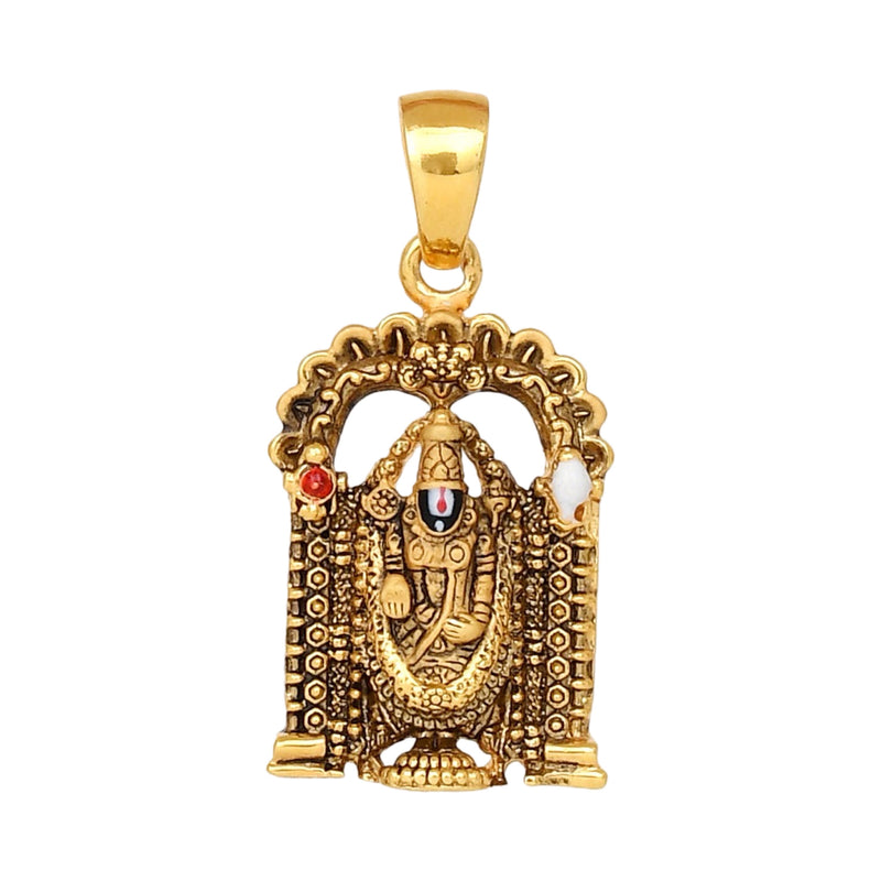 916 Gold Twenty Two Karat (22Kt) Hallmarked Balaji Pendant - Style