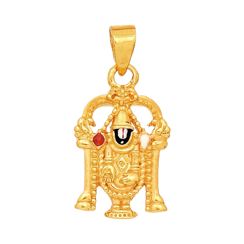 916 Gold Twenty Two Karat (22Kt) Hallmarked Balaji Pendant - Style