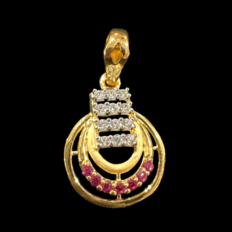 916 Gold Twenty Two Karat (22Kt) Hallmarked Designer Pendant - Style