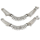 700 Silver Bridal / Party Anklet with Enamel & Stones - Style
