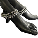 700 Silver Bridal / Party Anklet with Enamel & Stones - Style