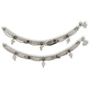 700 Silver Bridal / Party Anklet with Enamel & Stones - Style